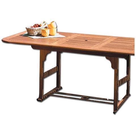 Tavolo da esterno in legno con finitura ad olio - Foto 1