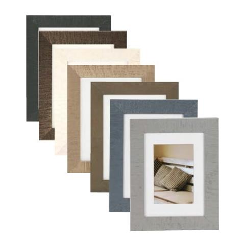 Driftwood 30x30 dgrau Cornice portafoto, Legno, Grigio Scuro, 30 x 30 x 1.5 cm - Foto 1