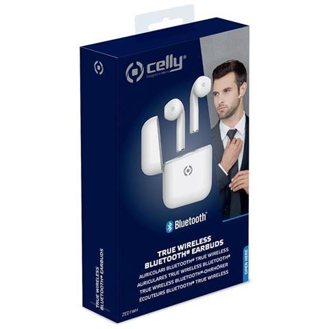 Auricolari Zed1 Bluetooth con Microfono Colore Bianco - Foto 5