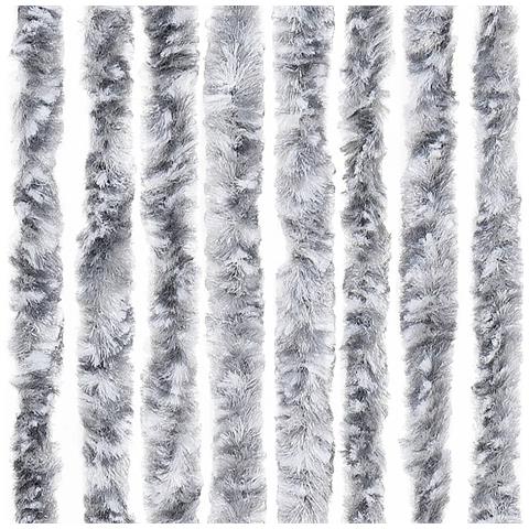 Zanzariera Bianco E Grigio 100x220 Cm Ciniglia - Foto 2