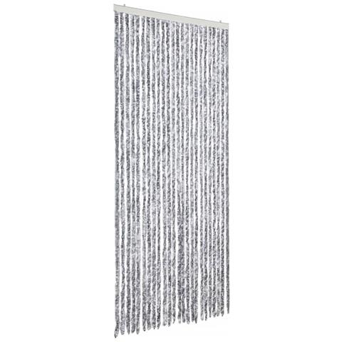 Zanzariera Bianco E Grigio 100x220 Cm Ciniglia - Foto 1