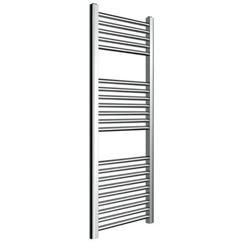 Termoarredo Bagno Scaldasalviette Acciaio Radiatore Calorifero Termosifone Cromo Cromato *** Misure : H1120xl450xi400 21 Tubi - Foto 2