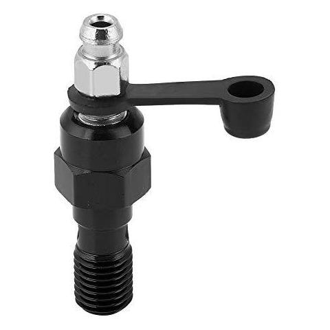 M10x1.0mm Moto Pompa Freno Pinza Vite Di Spurgo Con I Capezzoli Dado Raccordo E Dust Cap (nero)  - Foto 2