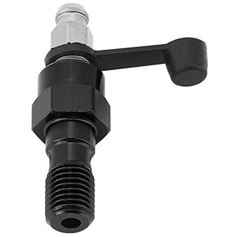 M10x1.0mm Moto Pompa Freno Pinza Vite Di Spurgo Con I Capezzoli Dado Raccordo E Dust Cap (nero)  - Foto 4