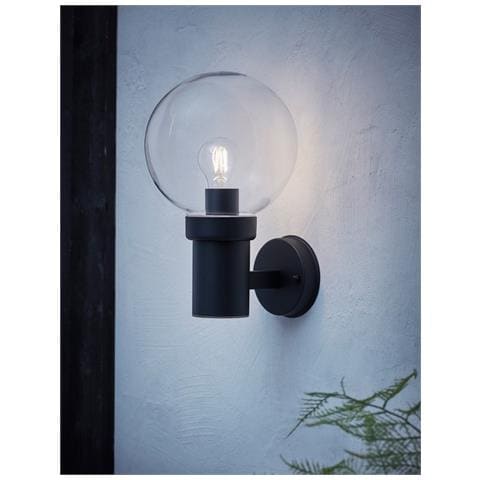 Applique Da Esterno 1 Luce Nero Ip44, E27 - Foto 1