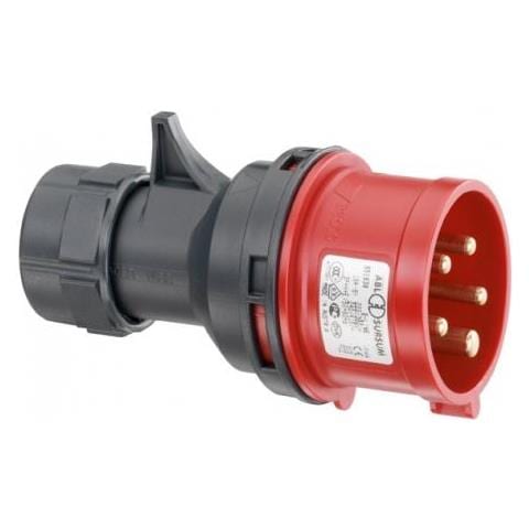 S51s30 Stecker 5p / 16a 400v / ip44/6h / rot (s51s30)  - Foto 1