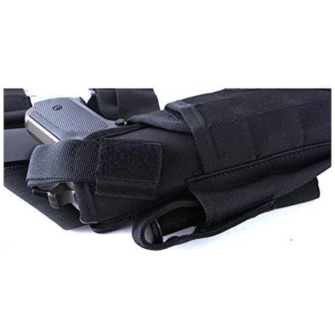 Gamba Sinistra Tattico Fondina Della Pistola Fondina Alla Coscia Fondina Con Porta Caricatore Arma Fondina Per La Caccia Softair Giochi Militari Paintball Formazione O Cosplay - Foto 2