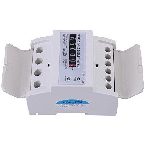 Singolo Lcd Xtm75s-u Tester Di Energia Digitale Phase 2 Fili Kwh Meter Din-rail Tester Elettrico 10 (40) A - Foto 4