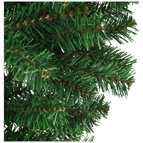 Albero di Natale Capovolto con Supporto Verde 240 cm in PVC - Foto 7