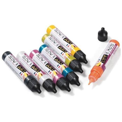 Pittura Slow & Art - Verde Glitter - 30 Ml - Foto 1