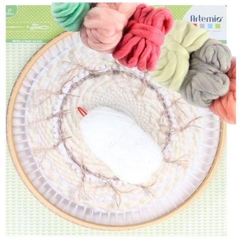 Telaio Rotondo Ø 29 Cm + 6 Gomitoli Di Lana - Foto 1