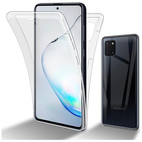 Custodia Compatibile Con Samsung Galaxy A81 / Note 10 Lite / M60s In Transparente - 360° Full Body Copertura Protettiva - Protezione Anteriore E Posteriore, Protezione A Tutto Tondo Con Protezione Del Display - Foto 1