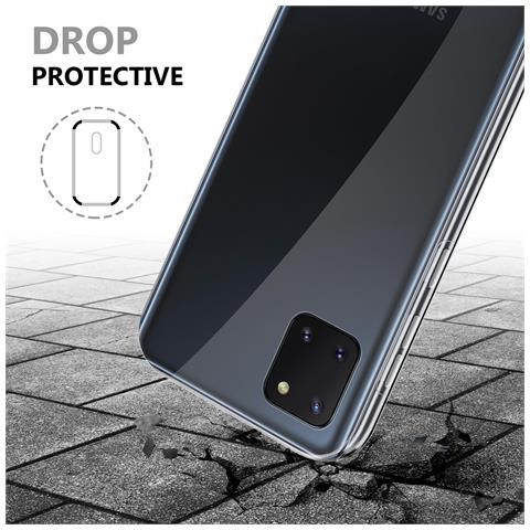 Custodia Compatibile Con Samsung Galaxy A81 / Note 10 Lite / M60s In Transparente - 360° Full Body Copertura Protettiva - Protezione Anteriore E Posteriore, Protezione A Tutto Tondo Con Protezione Del Display - Foto 6
