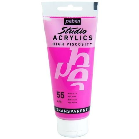 Pittura Acrilica Trasparente - Azo Pink - 100 Ml - Foto 1