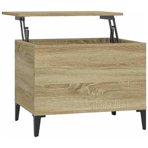 Tavolino Salotto Rovere Sonoma 60x44,5x45 Cm Legno Multistrato - Foto 1