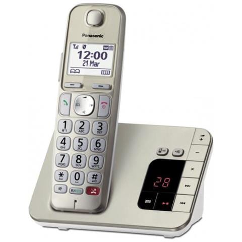 Telefono Cordless A Tasti Grandi Con Ab Kx-tge260gn - Champagne - Foto 1