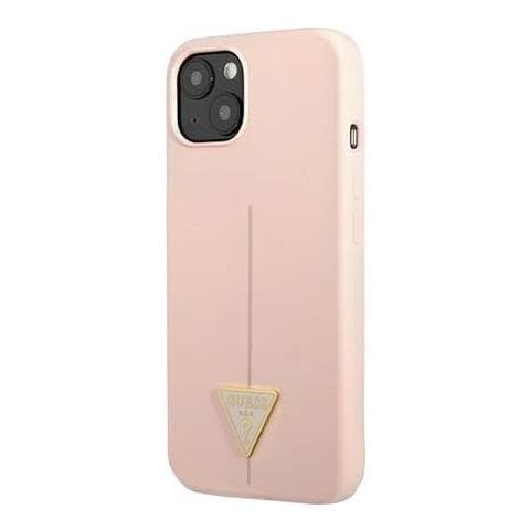 Silicone Line Triangle Pink For Iphone 13 Mini Guhcp13ssltgp (guhcp13ssltgp) - Foto 1