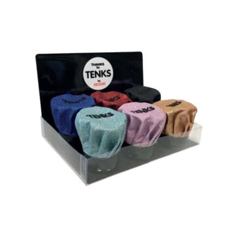 Tenks Glitter Espositore Temperamatite 3 Fori Con Sacchetto Raccoglitore Colori Assortiti Conf 6 Pz. - Foto 1