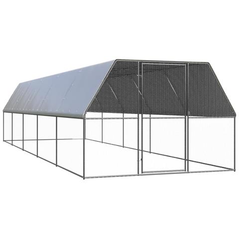 Gabbia Per Polli Da Esterno 3x10x2 M In Acciaio Zincato - Foto 1