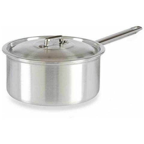 Casseruola Con Coperchio Argentato Alluminio 3 L 22 X 12 X 38 Cm (10 Unità) - Foto 2