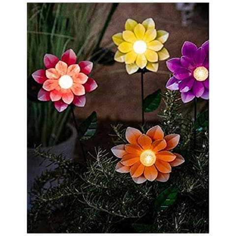 Luce Solare Fiore Solare 11 X 6 X 49,5 Cm - Foto 2