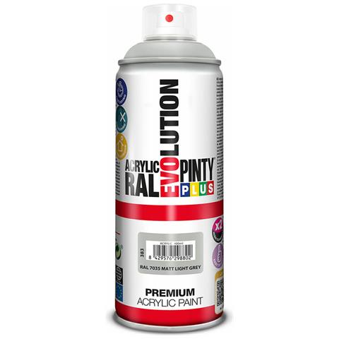 Vernice Spray Pintyplus Evolution Ral 7035 Grigio Chiaro 400 Ml Mat - Foto 1
