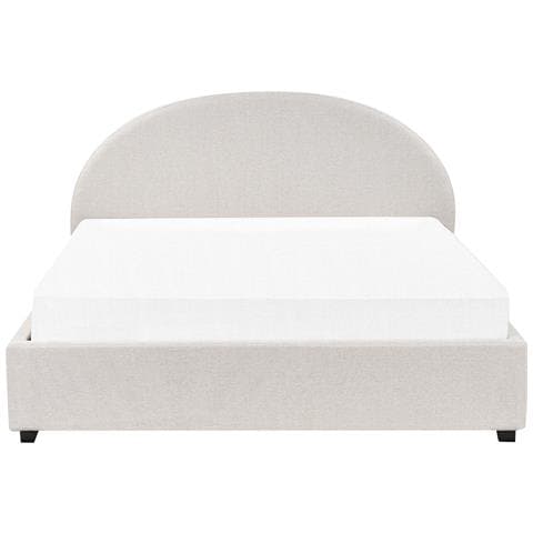 Letto Matrimoniale Contenitore Tessuto Beige Chiaro 180 X 200 Cm Vaucluse - Foto 8