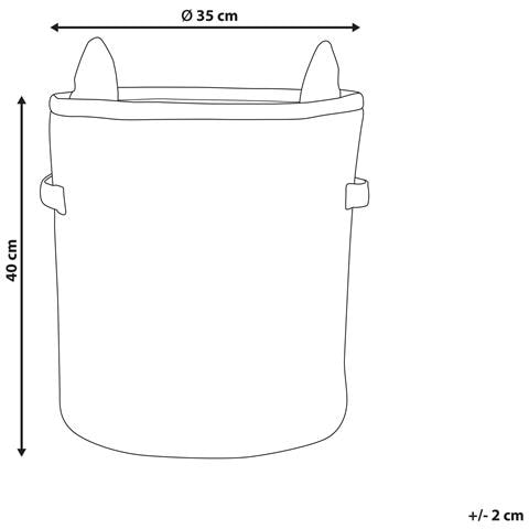 Cestino Per Bambini Volpe Harrori Cotone Beige - Foto 2