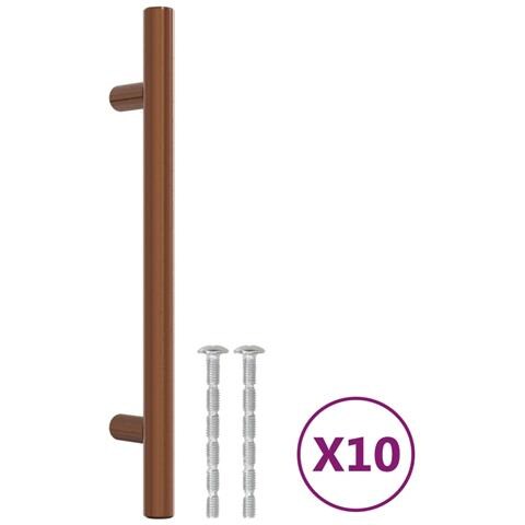 Maniglie per Mobili 10pz Bronzo 128mm in Acciaio Inox - Foto 2