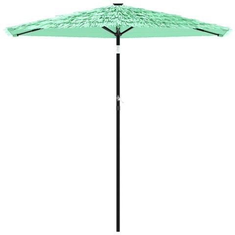 Ombrellone Giardino Con Palo In Acciaio Verde 223x223x213 Cm - Foto 3