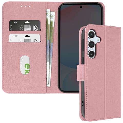 Custodia Per Samsung Galaxy S24 Fe Copertina Portafoglio Stand Video - Foto 1