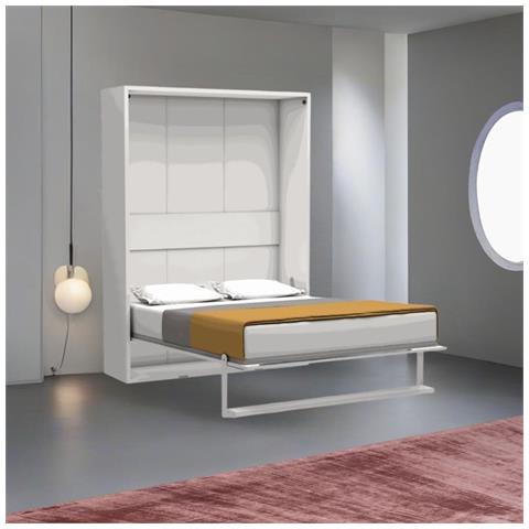 Letto Matrimoniale A Scomparsa Loft Bianco - Foto 1