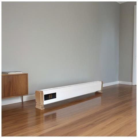 Termoconvettore Elettrico Alacant2200w Telecomando Incluso Riscaldamento Efficiente A Convezione Naturale Installazione A Pavimento A Parete O Come Battiscopa Struttura In Metallo Bianco - Foto 1