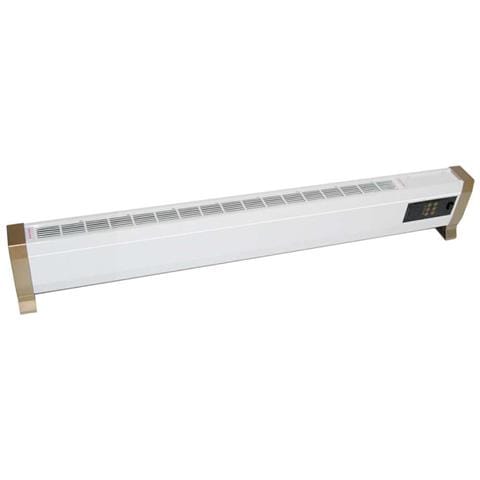 Termoconvettore Elettrico Alacant2200w Telecomando Incluso Riscaldamento Efficiente A Convezione Naturale Installazione A Pavimento A Parete O Come Battiscopa Struttura In Metallo Bianco - Foto 7