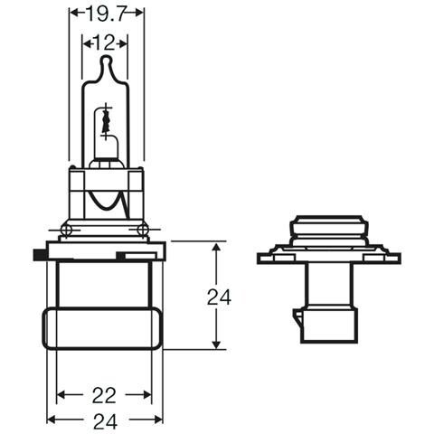 Lampadina 12v 60w Hb3a - Foto 2