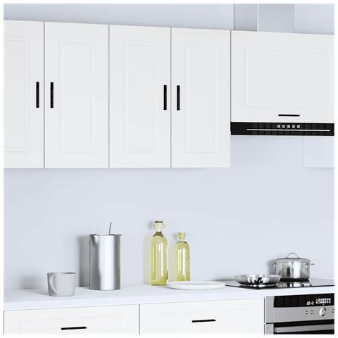 Pensile Da Cucina Porto Bianco In Legno Multistrato - Foto 2