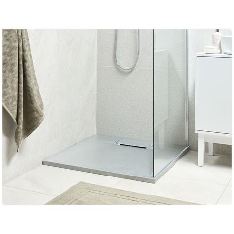 Piatto Doccia Azzurro 80 X 80 X 3 Cm Grigio - Foto 1