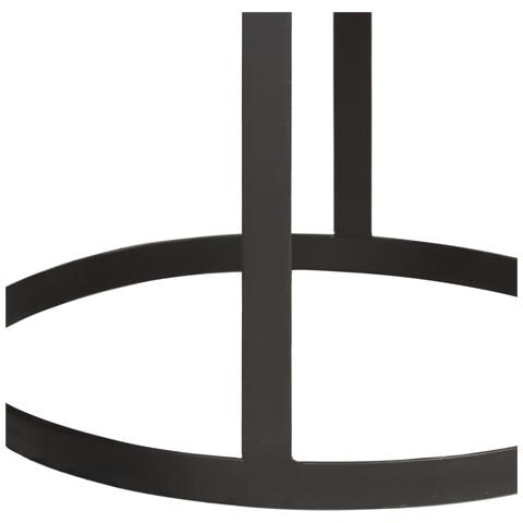 Lusso Casadino - Tavolini Rotondi 2 Pz In Legno Massello Di Mango E Acciaio - Foto 8