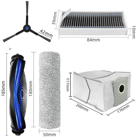 Kit Di Accessori Per Aspirapolvere Robot Ecovacs Deebot X8 Pro Plus - Foto 1