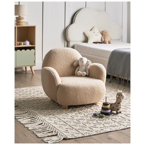 Seggiolino Per Bambini Bouclé Beige Hem - Foto 1