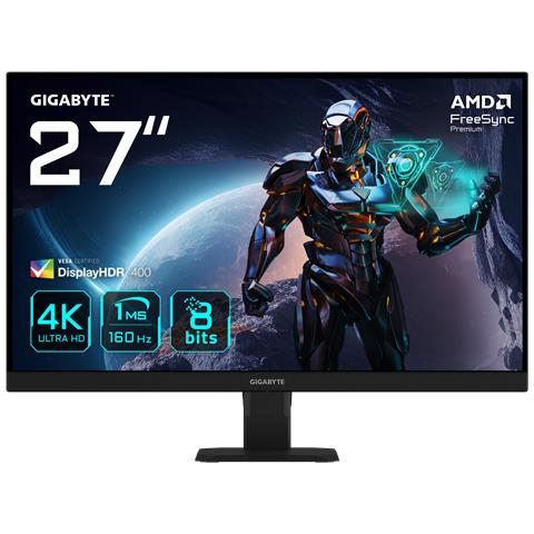 GS27U 27" Monitor da gioco UHD - 3840 x 2160, 160Hz, 1ms, 350 cd /m², Display HDR400, HDMI 2.1, DisplayPort 1.4 - Foto 1
