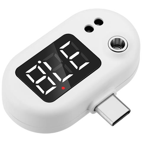 Termometro Portatile Usb-c A Infrarossi Con Display Digitale A Led - Foto 3