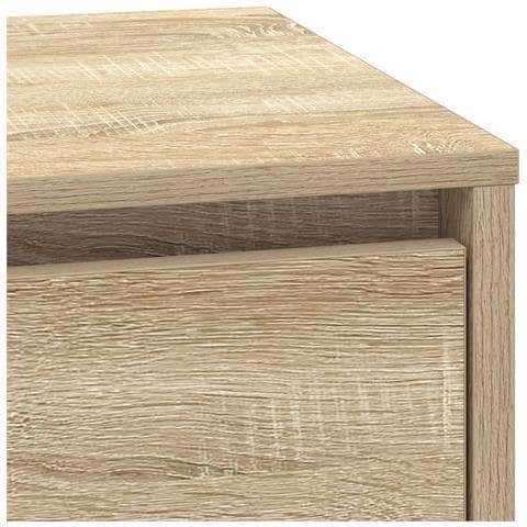 Comodino con luci LED Rovere di Sonoma 39x34.5x50 cm - Foto 9
