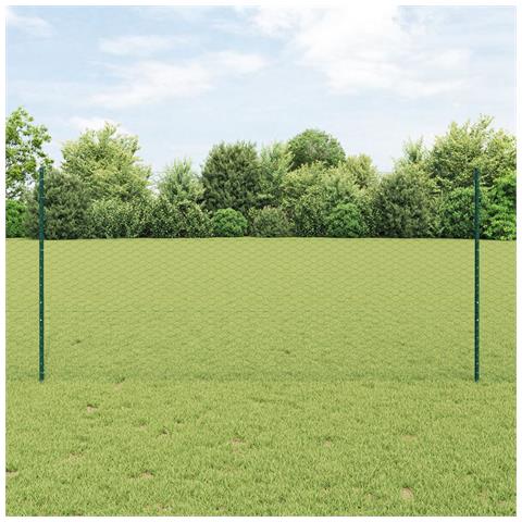 Recinzione esagonale con palo 50 x 1,2 m Verde Rete - Foto 2