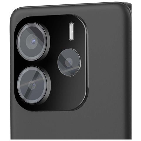 Vetro Temperato Per Fotocamera Redmi Note 14 4g Protezione Antigraffio Ultra Sottile, Nero Trasparente - Foto 2