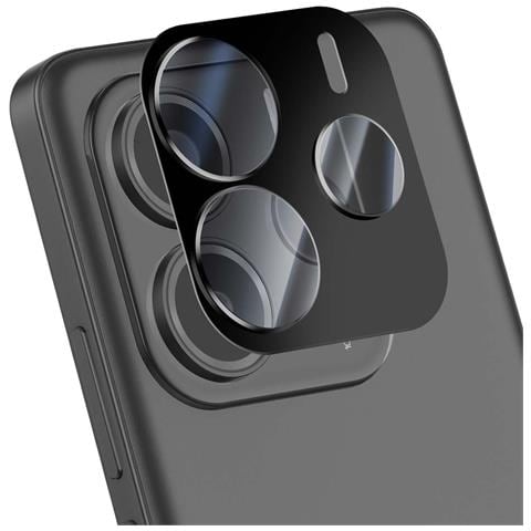 Vetro Temperato Per Fotocamera Redmi Note 14 4g Protezione Antigraffio Ultra Sottile, Nero Trasparente - Foto 1