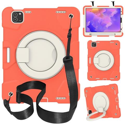 Custodia Per Ipad Pro 3/2/1 11"" Con Supporto E Tracolla Arancione - Foto 2