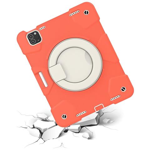 Custodia Per Ipad Pro 3/2/1 11"" Con Supporto E Tracolla Arancione - Foto 4
