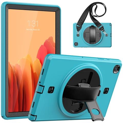 Custodia Per Samsung Galaxy A8 10.5"" Con Tracolla Turchese - Foto 1