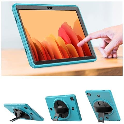 Custodia Per Samsung Galaxy A8 10.5"" Con Tracolla Turchese - Foto 4